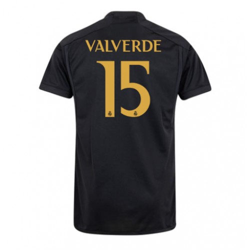 Maillot de foot Real Madrid Federico Valverde #15 Troisième 2023-24 Manches Courte
